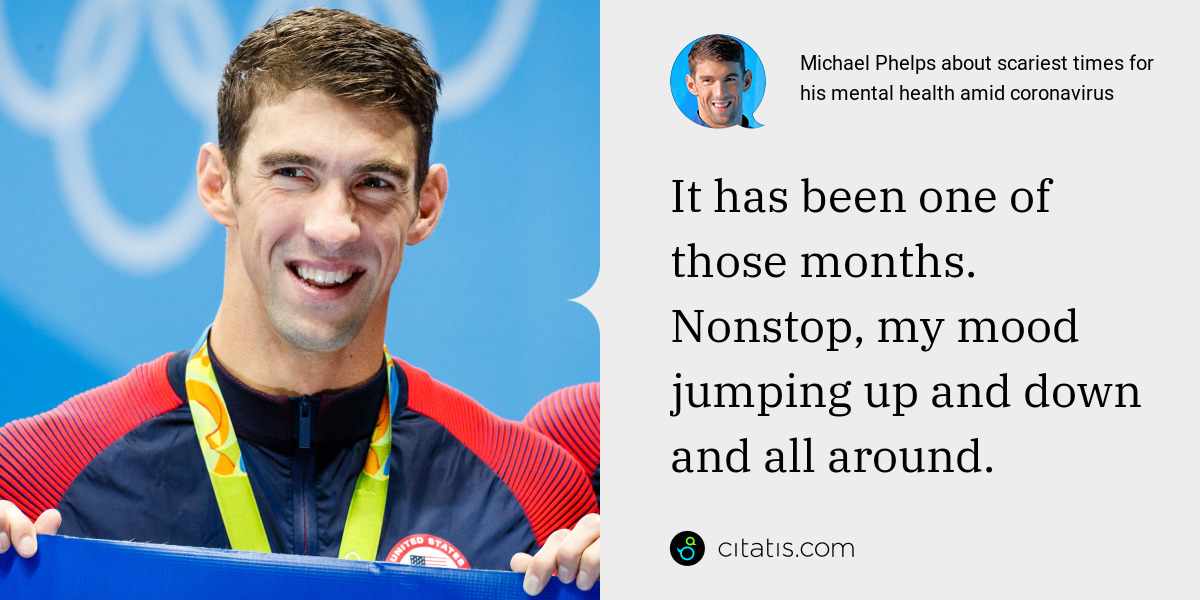 Michael Phelps about scariest times for his mental health amid