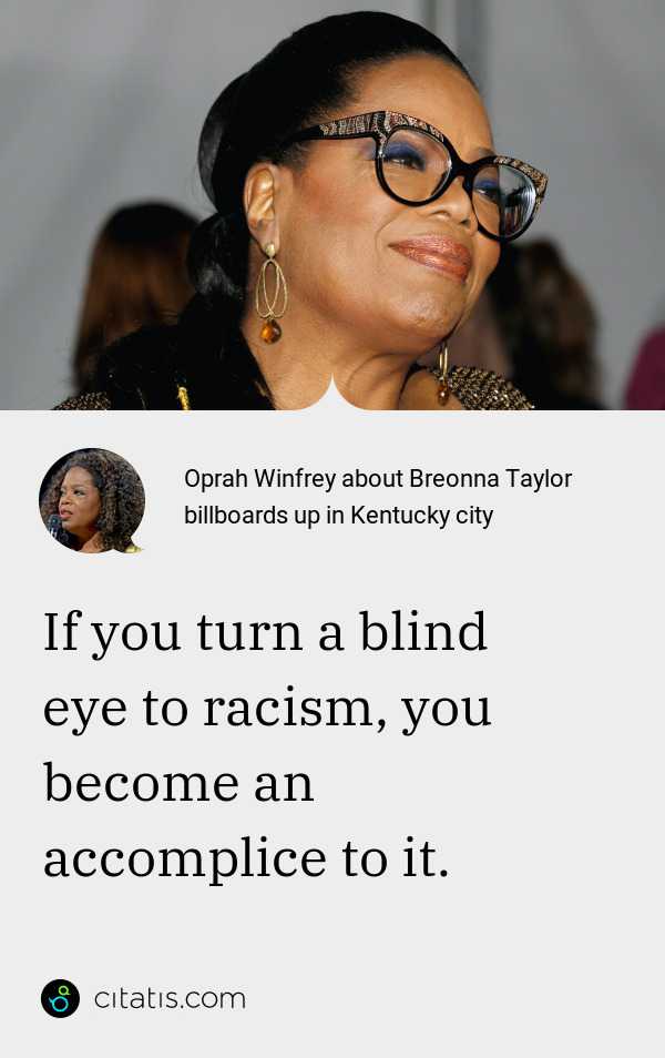 Oprah Winfrey About Breonna Taylor Billboards Up In Kentucky City Citatis News