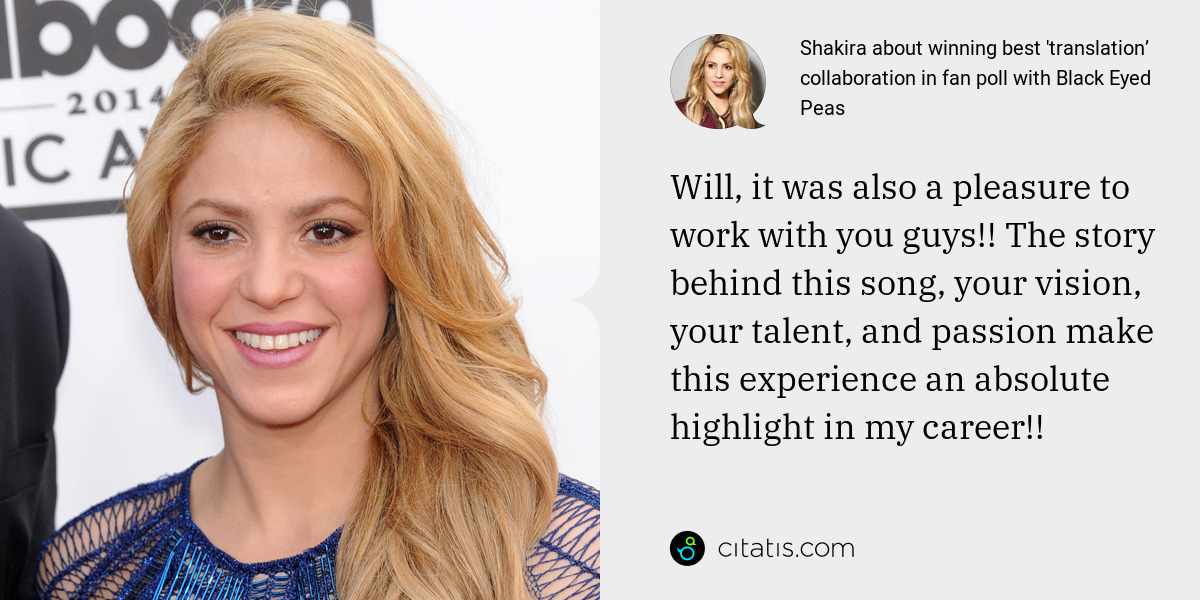 Shakira Quotes and Sayings | Citatis