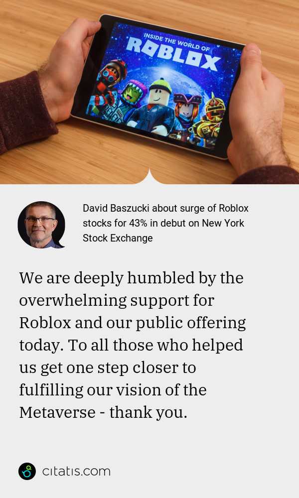 David Baszucki Quotes And Sayings Citatis - david baszucki roblox 2021