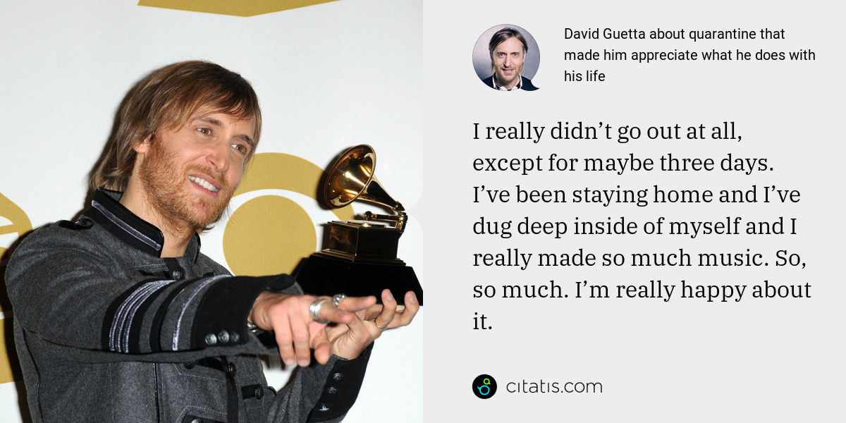 David Guetta Quotes and Sayings | Citatis