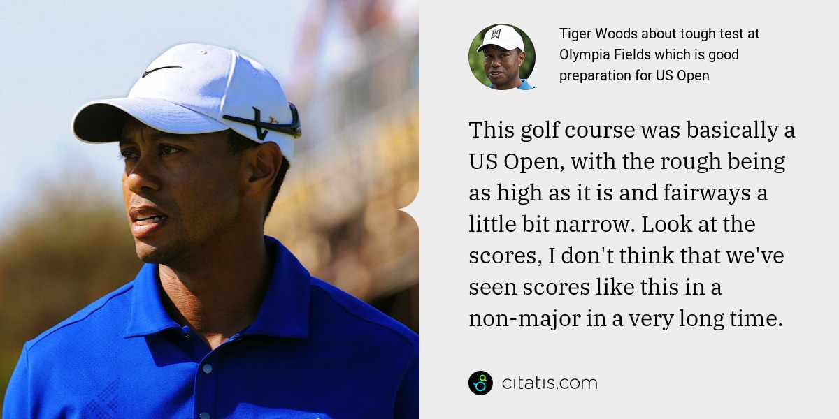 Tiger Woods (Eldrick Tont "Tiger" Woods) about believing that he can