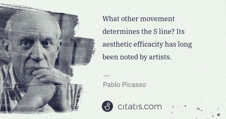 Pablo Picasso: What other movement determines the S line? Its aesthetic ... | Citatis
